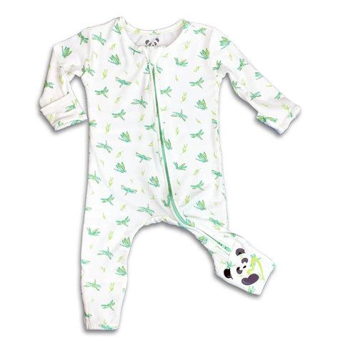 Bamboo Convertible Footie - Dragonfly