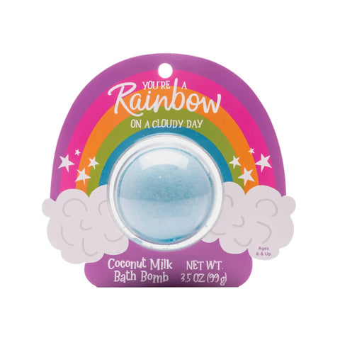 You're a Rainbow on a Cloudy Day Clamshell Bath Bomb