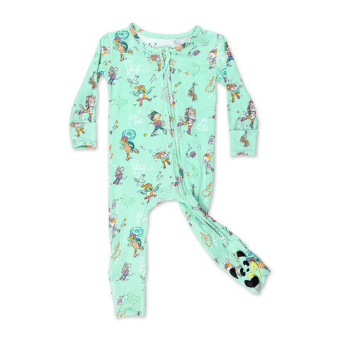 Bamboo Convertible Footie - Roller Pet Pals