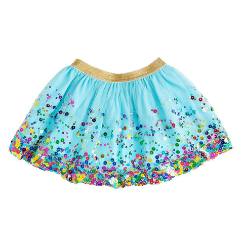 Aqua Confetti Tutu Skirt - Sweet Wink