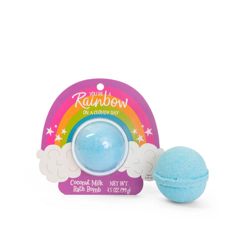You're a Rainbow on a Cloudy Day Clamshell Bath Bomb