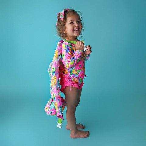 Kimberly Floral Swim Floatie Cover - Gigi and Max