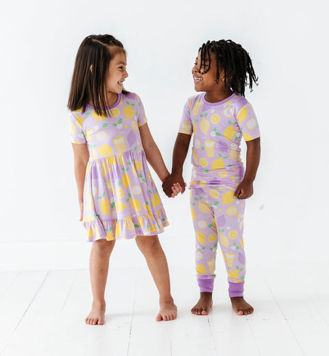 Lemonade Kids Bamboo Pajamas - Kiki + Lulu
