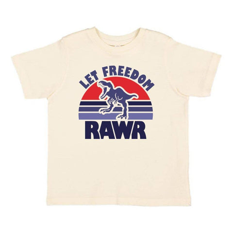 Let Freedom Rawr 4th of July Kids Shirt - Sweet Wink