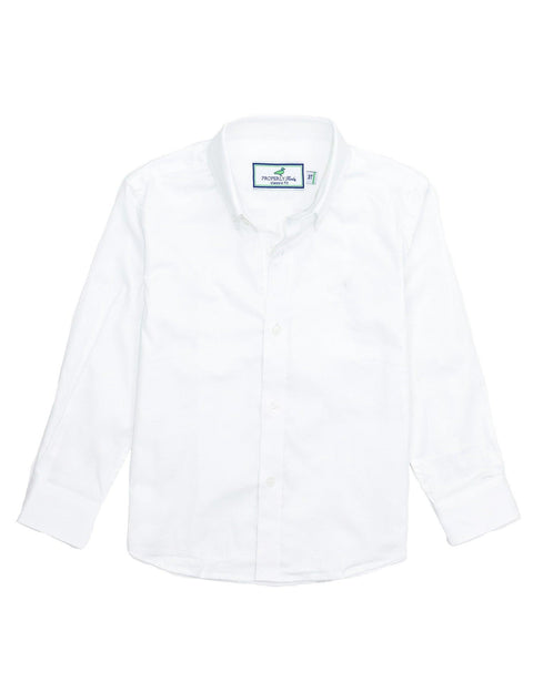 Park Avenue Dress Shirt - White - Butterbugboutique