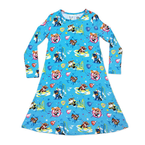 Paw Patrol The Mighty Movie Mighty Pups Bamboo Dress - Butterbugboutique