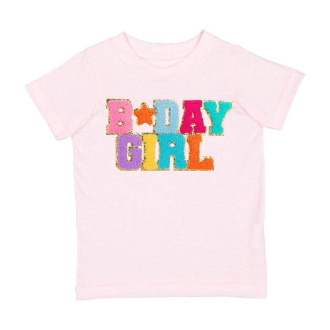 Birthday Girl Patch Tee Shirt - Sweet Wink