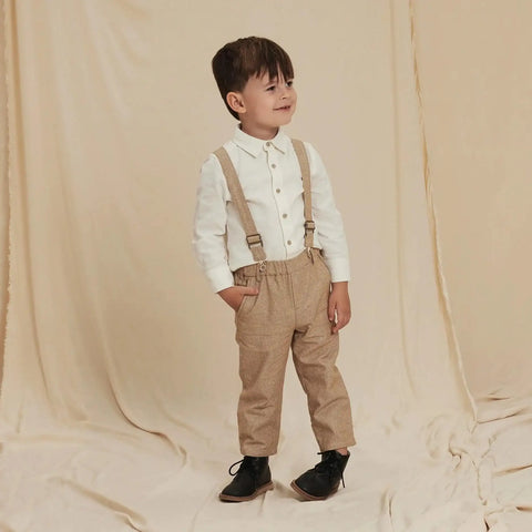 Noralee-Noralee Harrison Button Down Shirt - White-#Butter_Bug_Boutique#