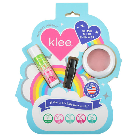 Sugar Drop Glow Blush & Lip Shimmer Set - Klee Naturals