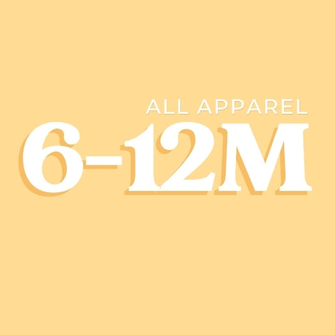 All in stock 6-12 month apparel at Butter Bug Boutique