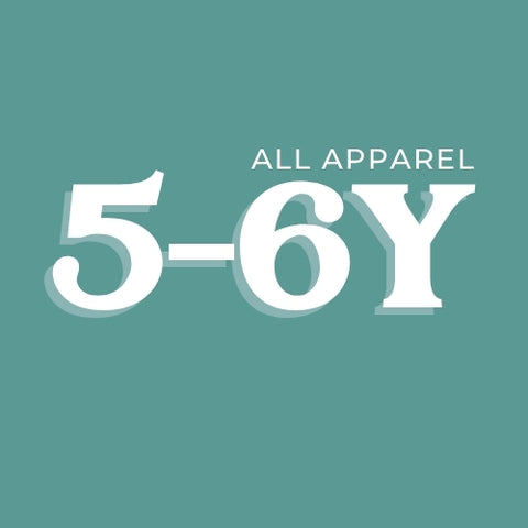All in stock 5-6 year apparel at Butter Bug Boutique