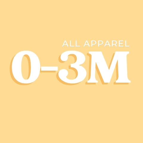 All in stock 0-3 month apparel at Butter Bug Boutique