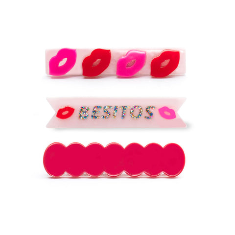 Kisses Besitos Hair Clips