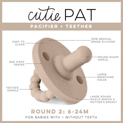 Cutie PAT Pacifier: Blush