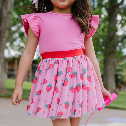 Tulle Skirt - Strawberry Dream
