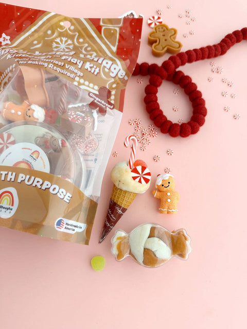 Gingerbread Village KidDough Play Kit | Gingerbread Scented