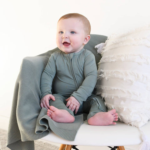 Eucalyptus Zip Bamboo Pajamas