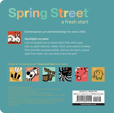 Spring Street Touch & Feel: Pets Book