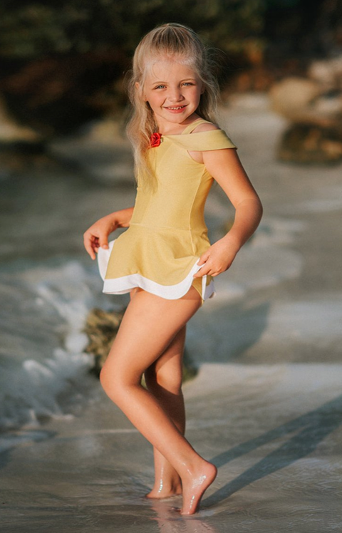Princess Belle One Piece Swimsuit