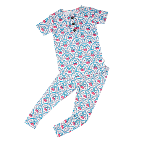 Cherry Bamboo Girls Lounge Set