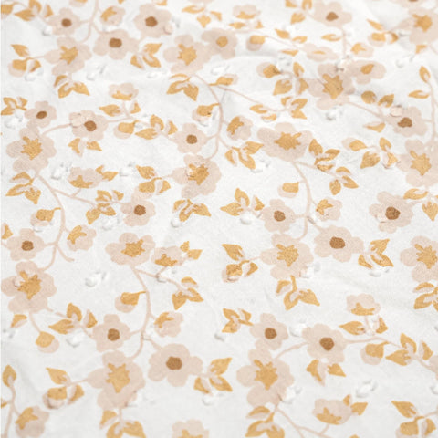 Organic Hair Bow Clip - Gardenia