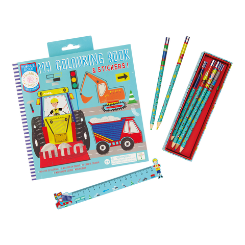 Construction Scented Coloring Book