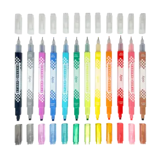 Stamp-A-Square Markers (Set of 12)