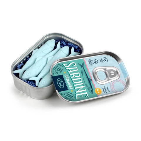 Sardine Erasers (Set of 4)