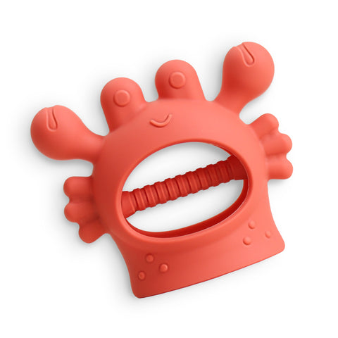 Bitzy Grip™ Hand Teether - Crab