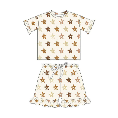Stars | Two-Piece Short Sleeve Pajama Set