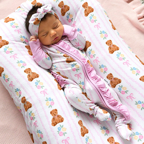 Gillian Ruffle Zip Bamboo Pajama