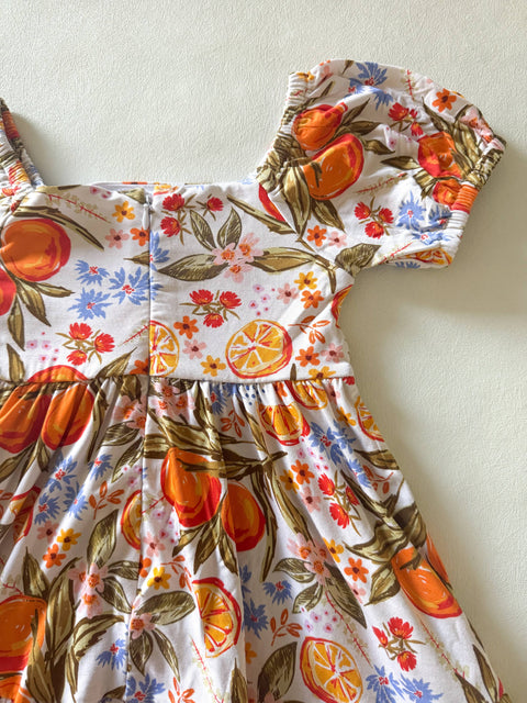 Amelie Dress - Orange Blossoms