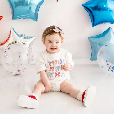 Patriotic Cutie Baby Romper