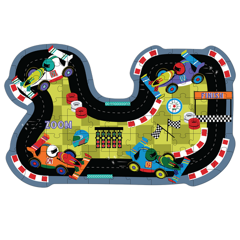 Cars Race Track 80 Piece Puzzle