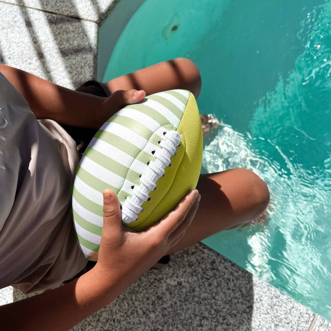 Neoprene Football - Tides Out Citrus