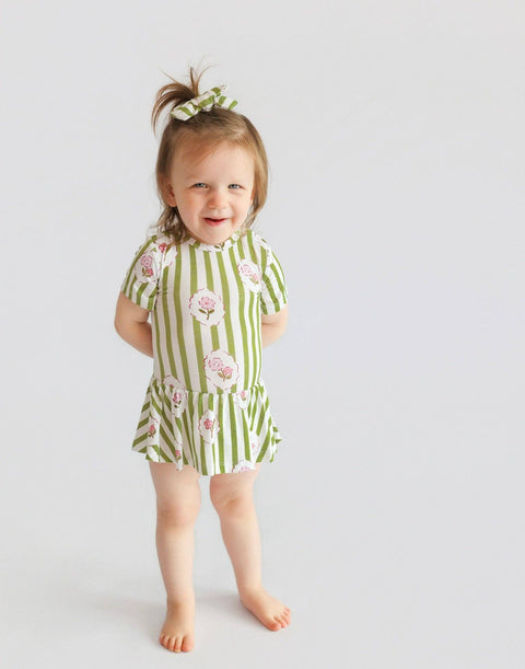 Baby Bamboo Tulle Bodysuit Dress - Rosie's Meadow