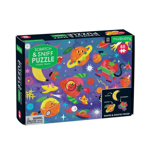 Scratch & Sniff Puzzle - Cosmic Fruits