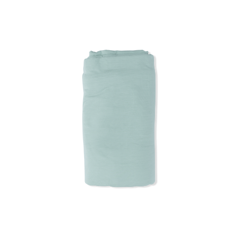 Bamboo Swaddle Blanket - Solid Misty Blue