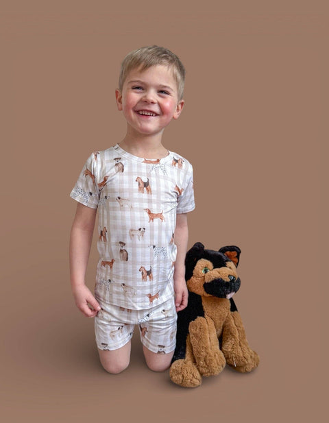 Kids Bamboo Short Set - Pawfect Pals