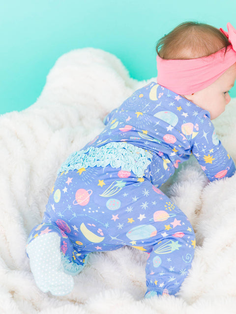 Starry Dreams Bamboo Footie Pajama