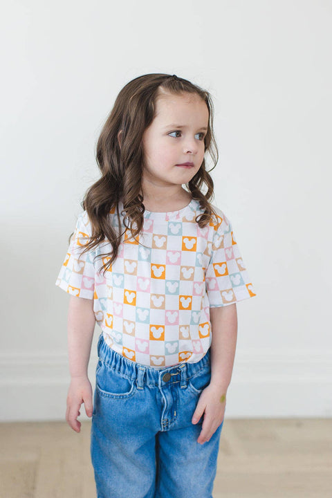 Checkerboard Charm - Everyday Tee