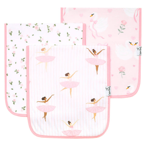 3 Pack Premium Burp Cloths - Katerina