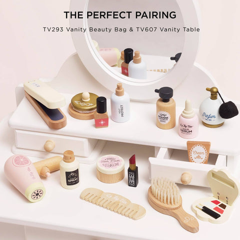 Wooden Hair Care & Straighteners Set