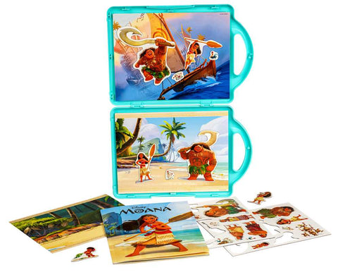 Disney Moana Book & Magnetic Playset