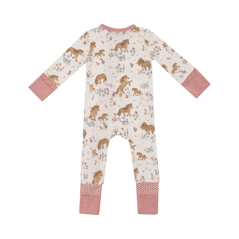 Pretty Ponies 2 Way Zipper Romper