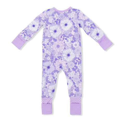 Convertible Romper - Lacy Lavender Floral