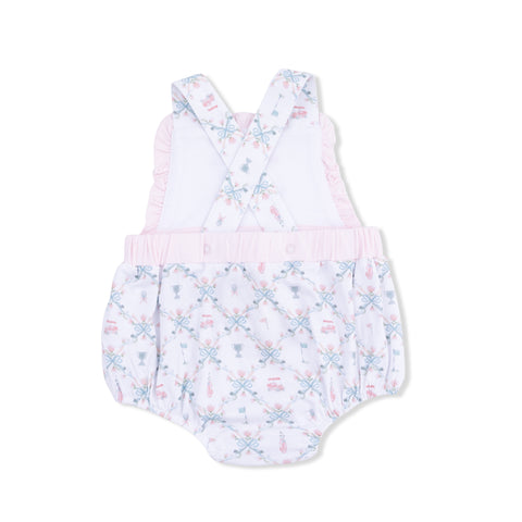 Ruffle Bubble - Golf Trellis Pink