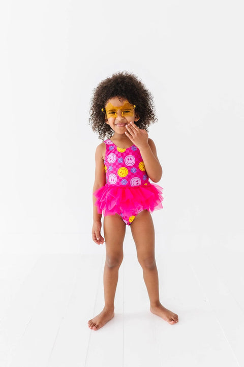 Electric Smiles Swimsuit With Tutu