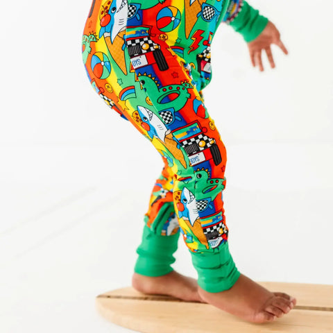 Riptide Riders Bamboo Convertible Footie