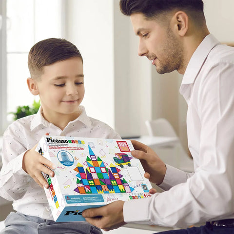 Magnetic Tile Building Block Set (101 Pieces)